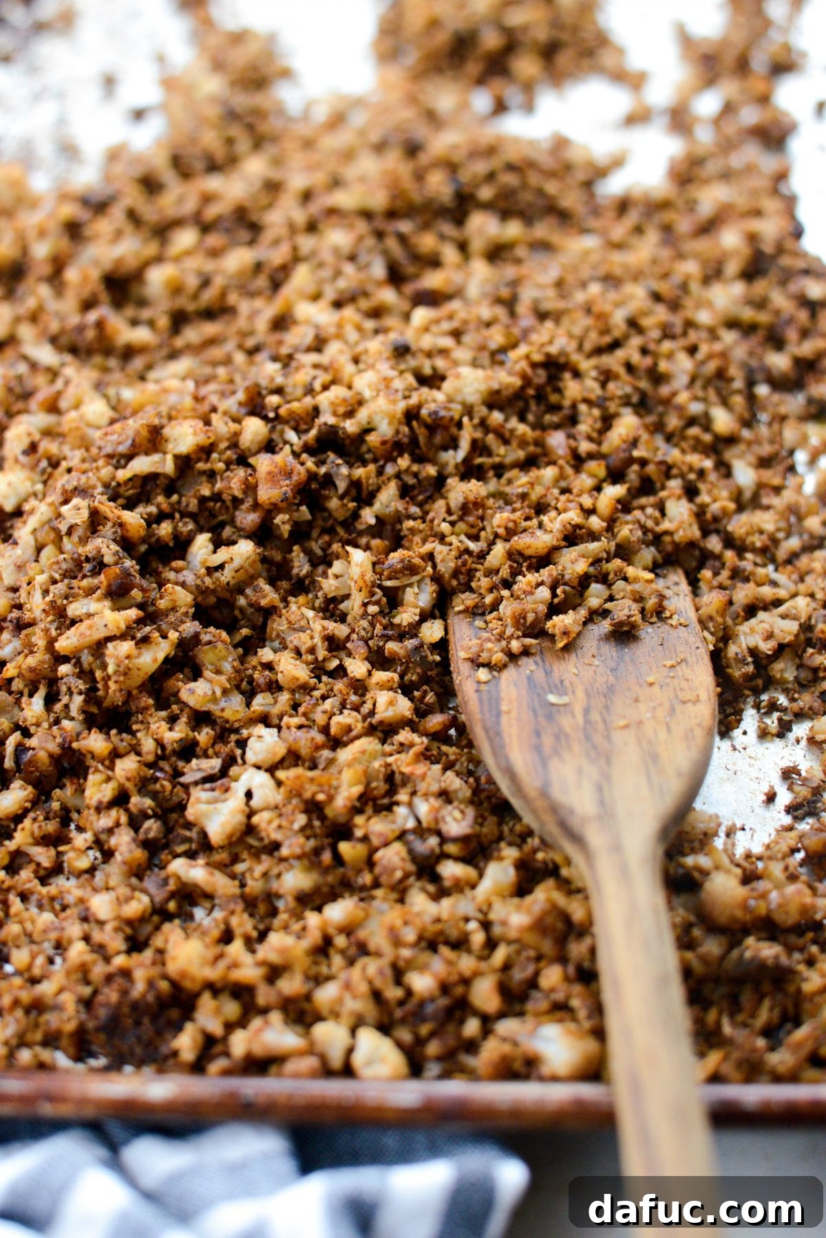 Spiced Cauliflower Taco Crumble 14 Perfectly roasted Vegan Cauliflower Taco Meat with a crumbly texture