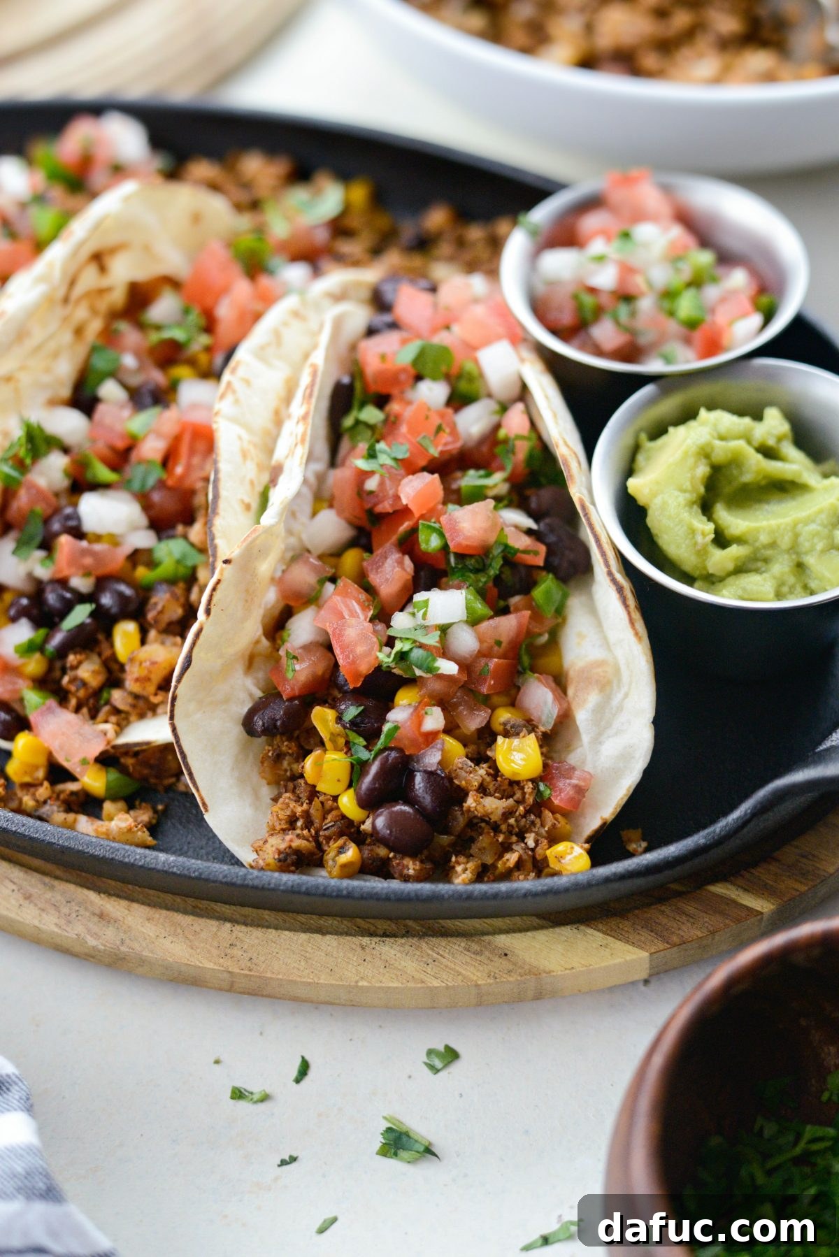 Spiced Cauliflower Taco Crumble 19 Vegan Cauliflower Taco Meat, perfect for a plant-based meal