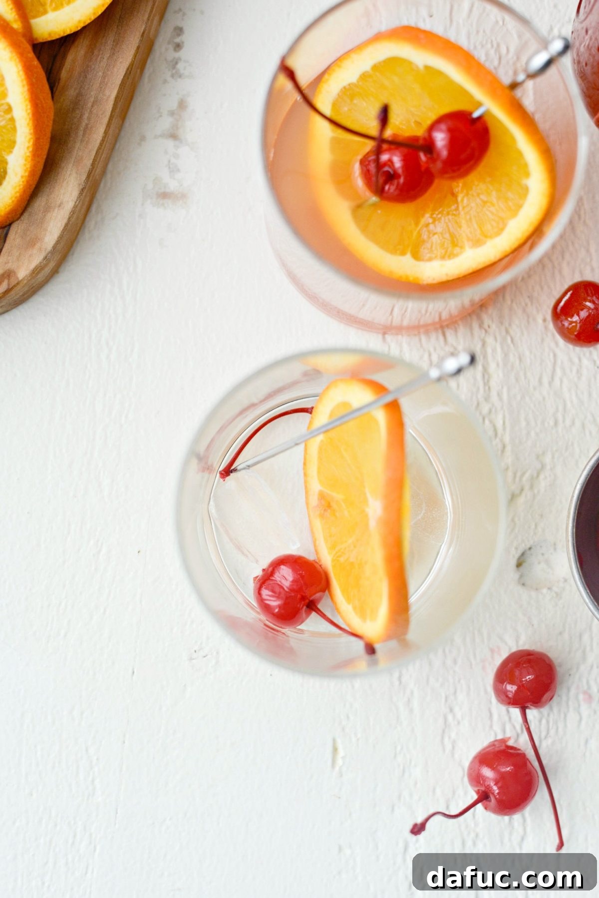Golden Glow Whiskey Sour 14 emptied Whiskey Sour Sunrise glass