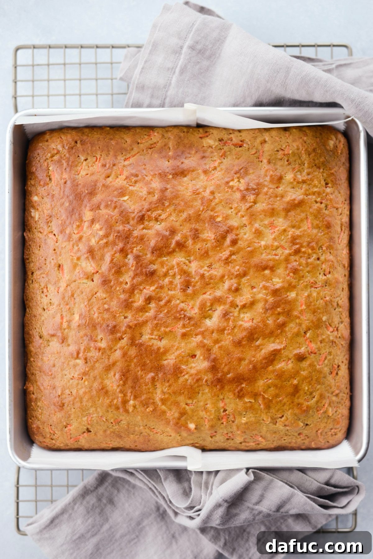 Warmly Spiced Coconut Chai Carrot Cake with Mascarpone Frosting 15 Freshly baked Toasted Coconut Chai Carrot Cake