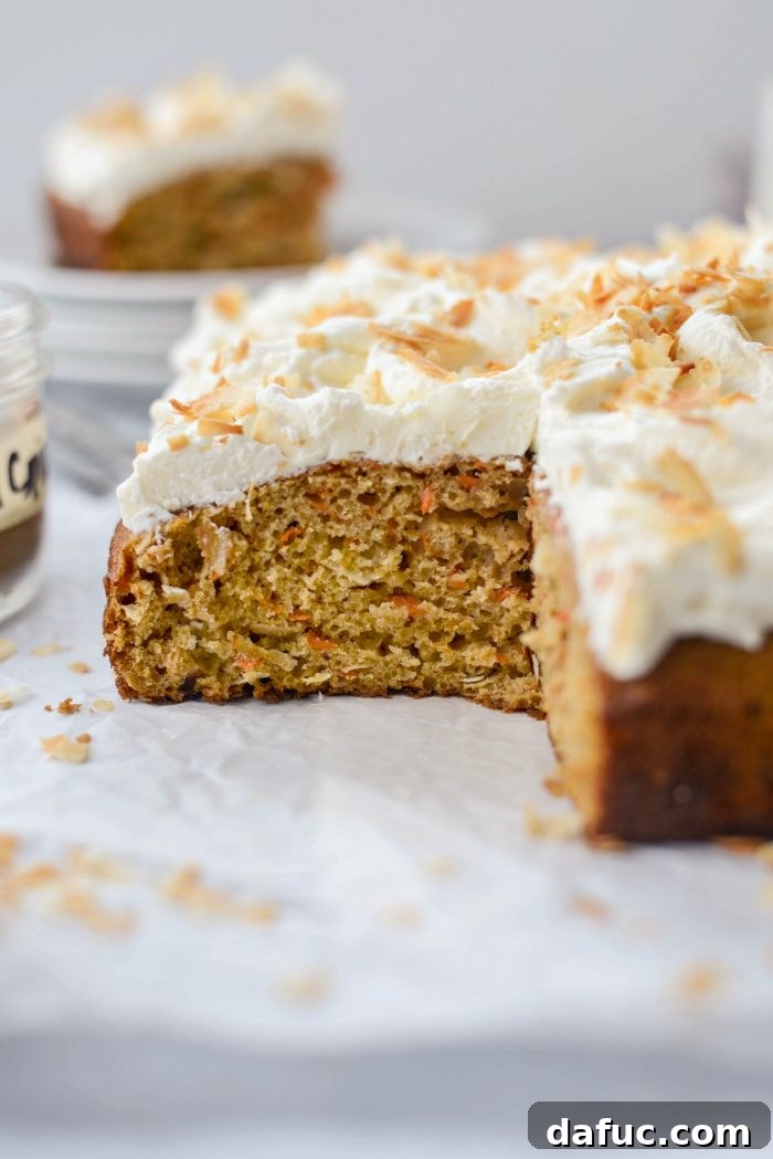 Warmly Spiced Coconut Chai Carrot Cake with Mascarpone Frosting 26 Toasted Coconut Chai Carrot Cake with Mascarpone Frosting