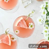 Grapefruit Rosé Mimosas