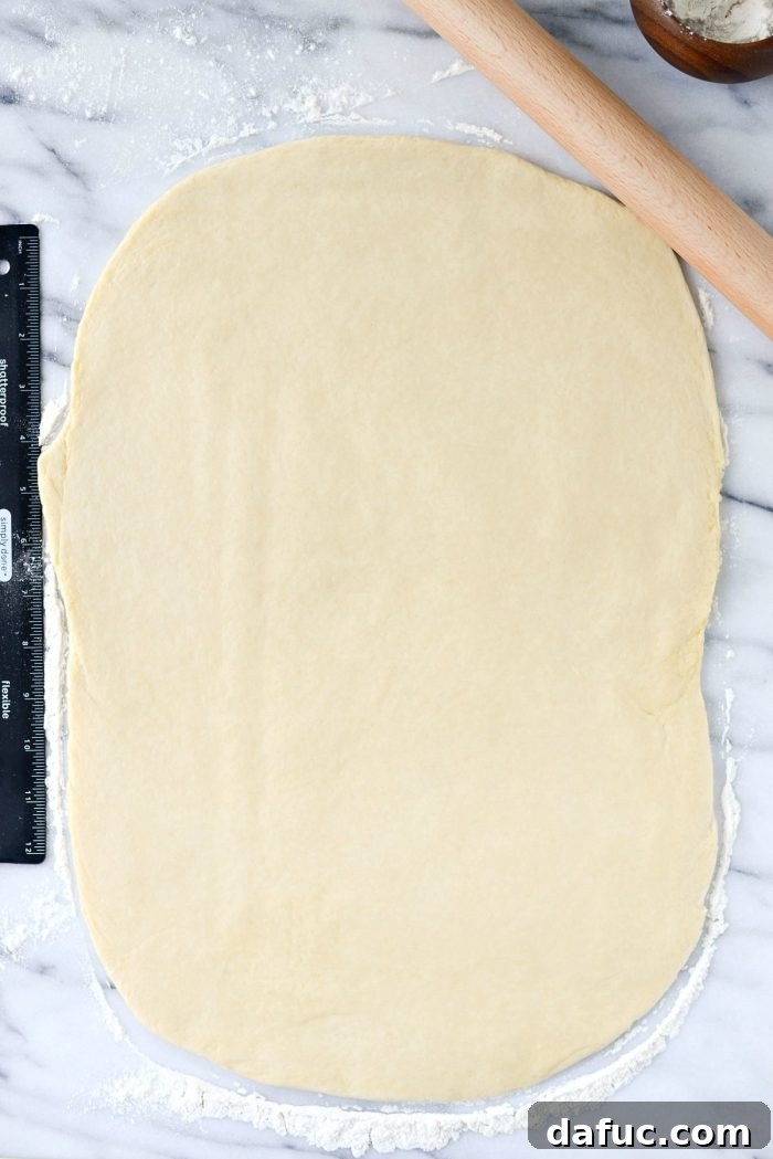 Punching down risen dough.