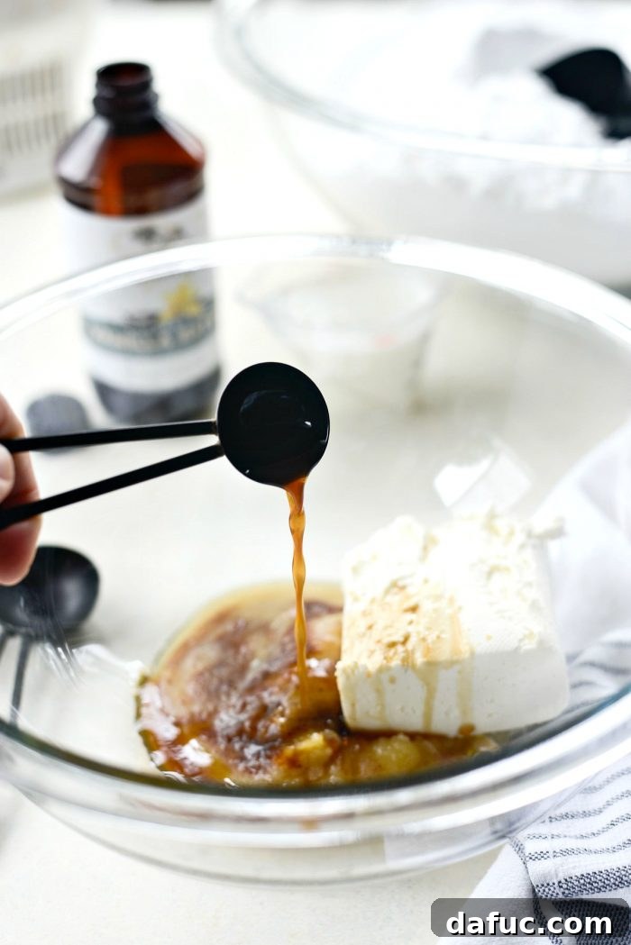 Softened cream cheese for frosting.