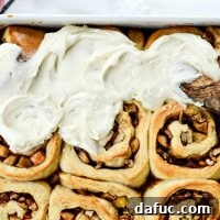Apple Chai Pecan Cinnamon Rolls
