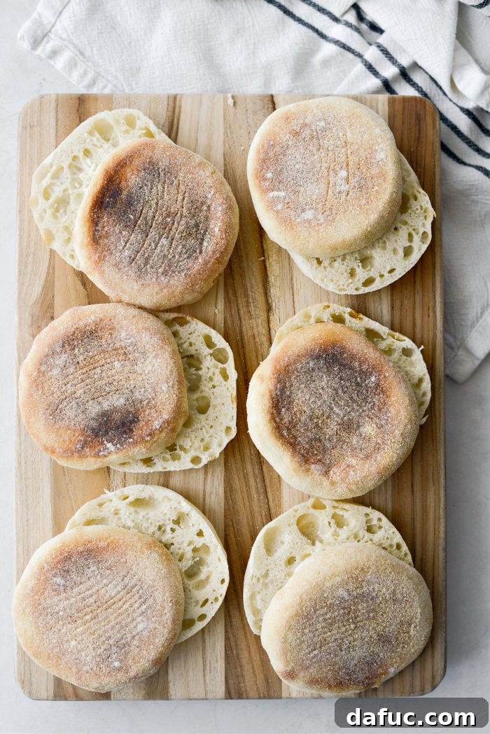 Hearty Sausage Egg and Cheese Breakfast Melts 17 Sourdough English muffins halved
