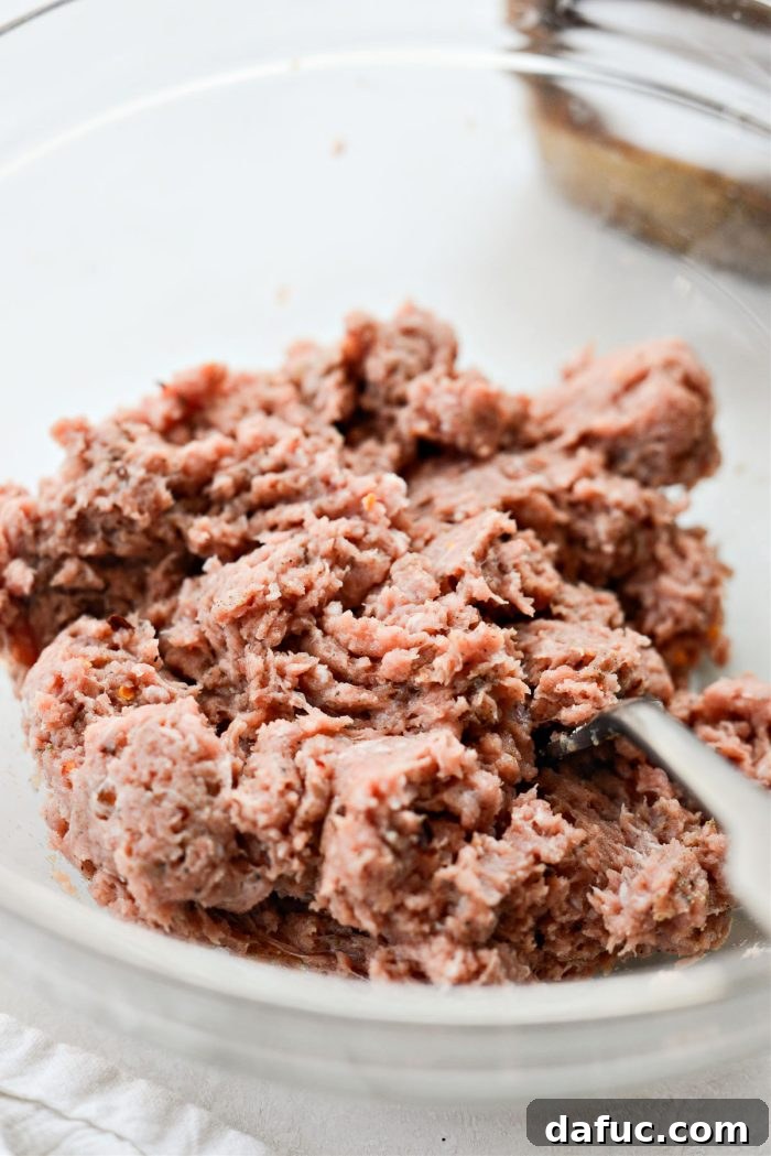 Hearty Sausage Egg and Cheese Breakfast Melts 4 Homemade low-fat turkey sausage mixture