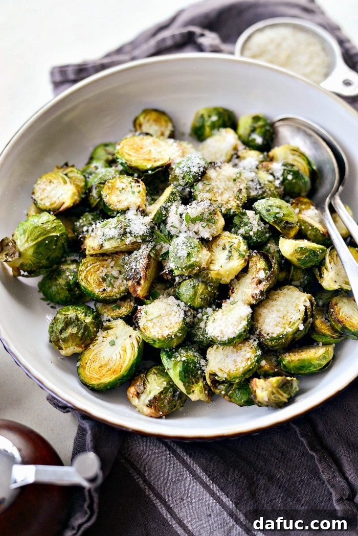 Air Fryer Brussels Sprouts as a versatile side dish for various main courses.