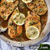 Lighter Chicken Piccata recipe image