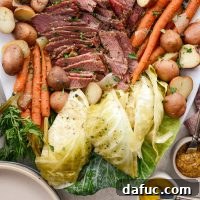 Slow Cooker Corned Beef and Cabbage Dinner