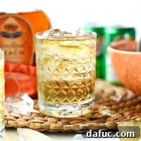 Lewis' Ginger Peach Whiskey Cocktail