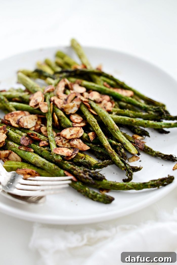 Crispy Air Fried Balsamic Asparagus 3 Cooked Air Fryer Balsamic Asparagus
