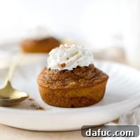Mini Crustless Pumpkin Pies