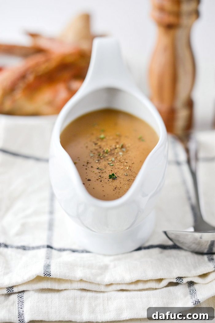 Delicious Gravy, Made in Advance 3 Ingredients for Make Ahead Turkey Gravy - Turkey wings, vegetables, and herbs