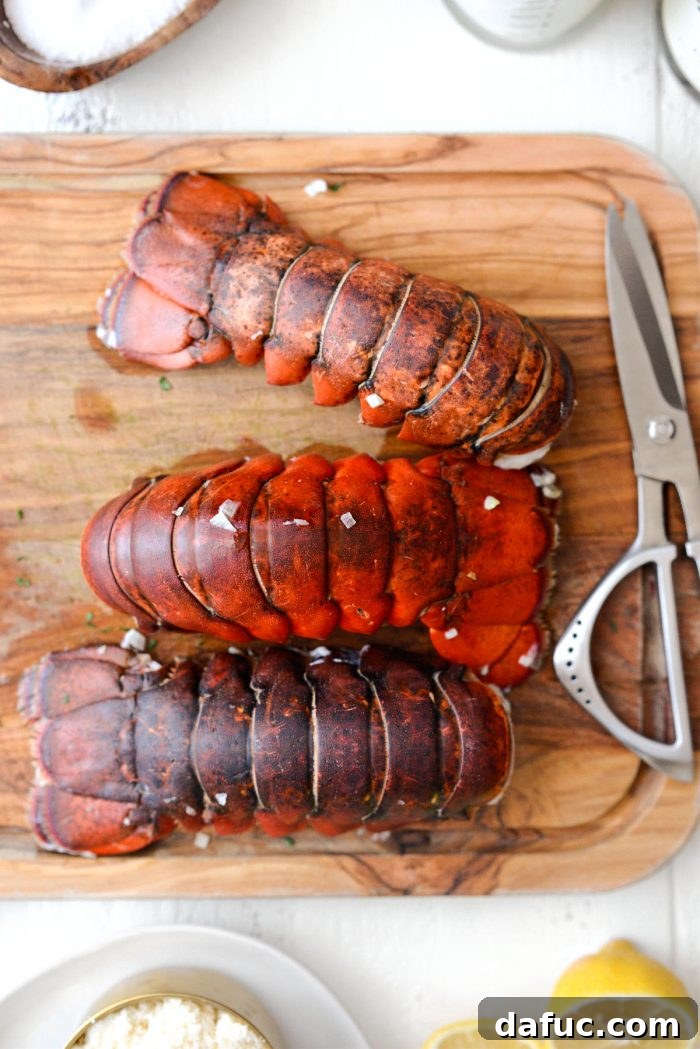 remove lobster tails