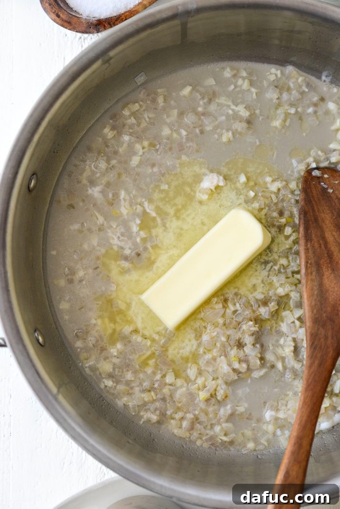 add remaining butter to pan.