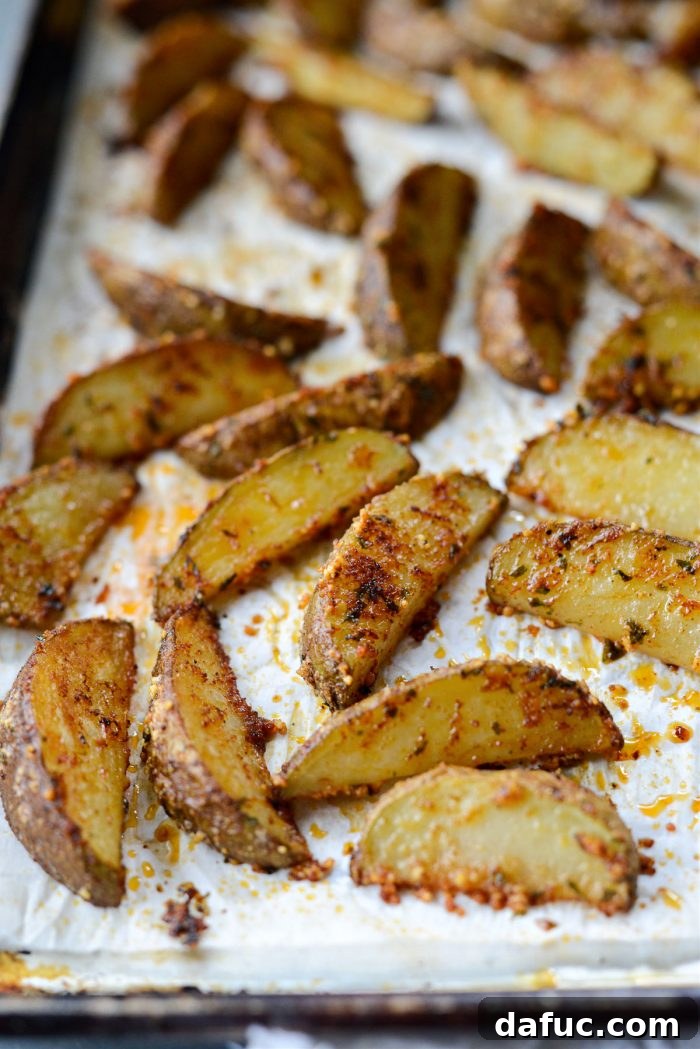 Flipping Individual Potato Wedges to Ensure Even Crispiness
