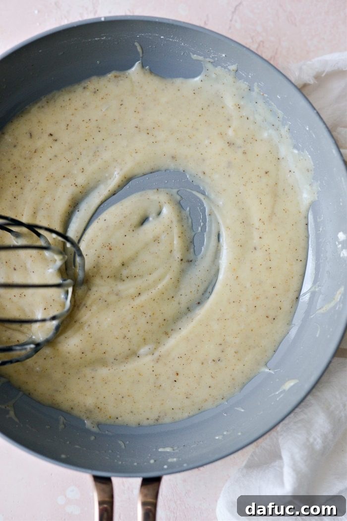 Guilt-Free Air Fryer Apple Fritters 19 Glaze whisked until smooth and creamy