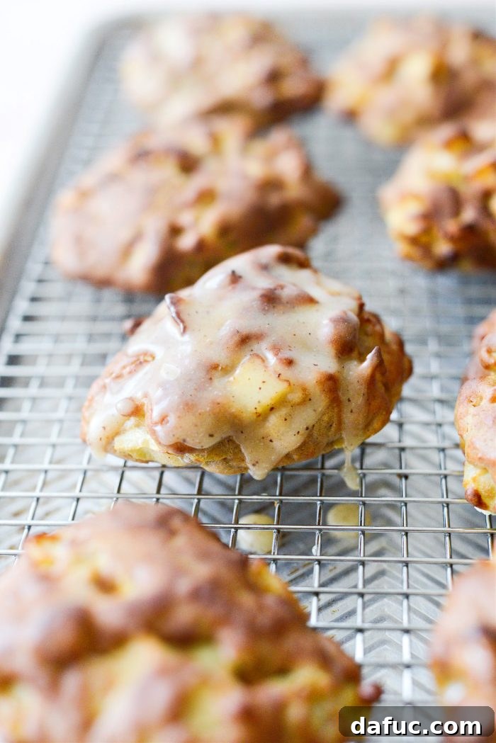 Guilt-Free Air Fryer Apple Fritters 21 Freshly glazed apple fritter
