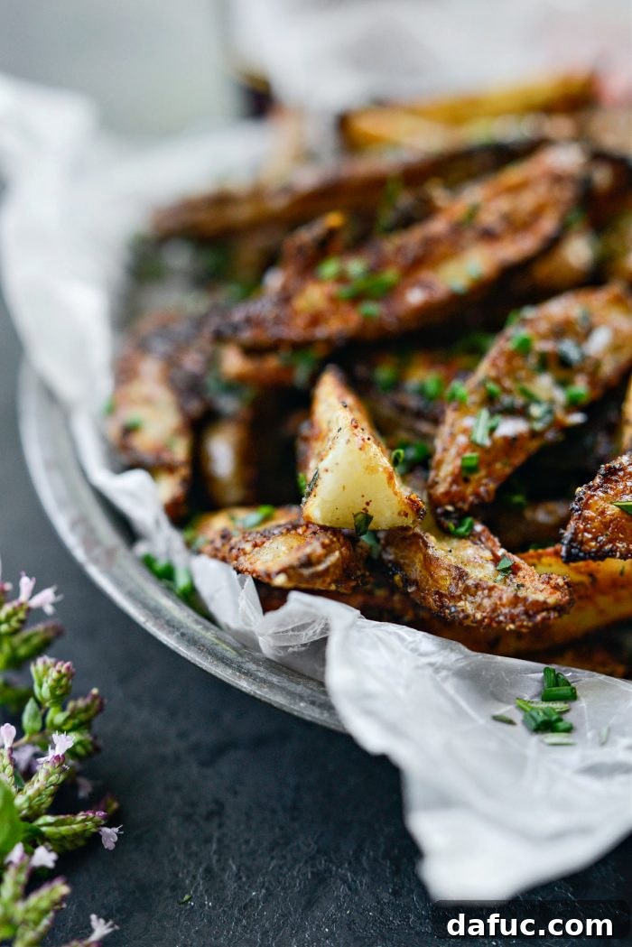 Truffle Parmesan Fries in a bowl