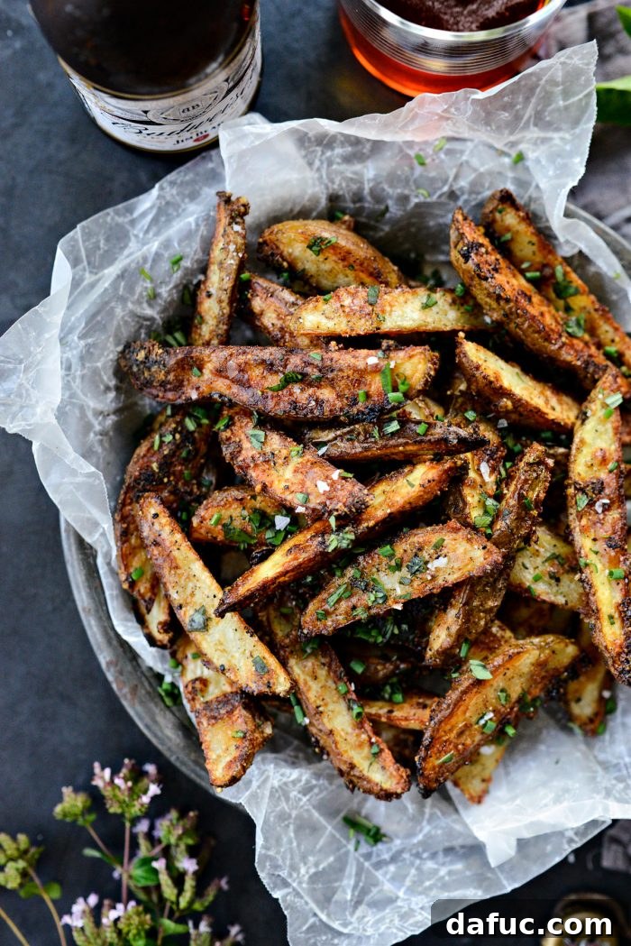 Truffle Parmesan Fries close up
