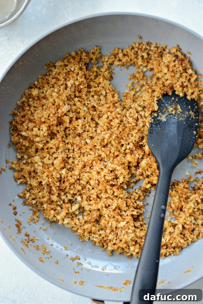 Zesty Caper Kale Delight 13 garlicky toasted panko