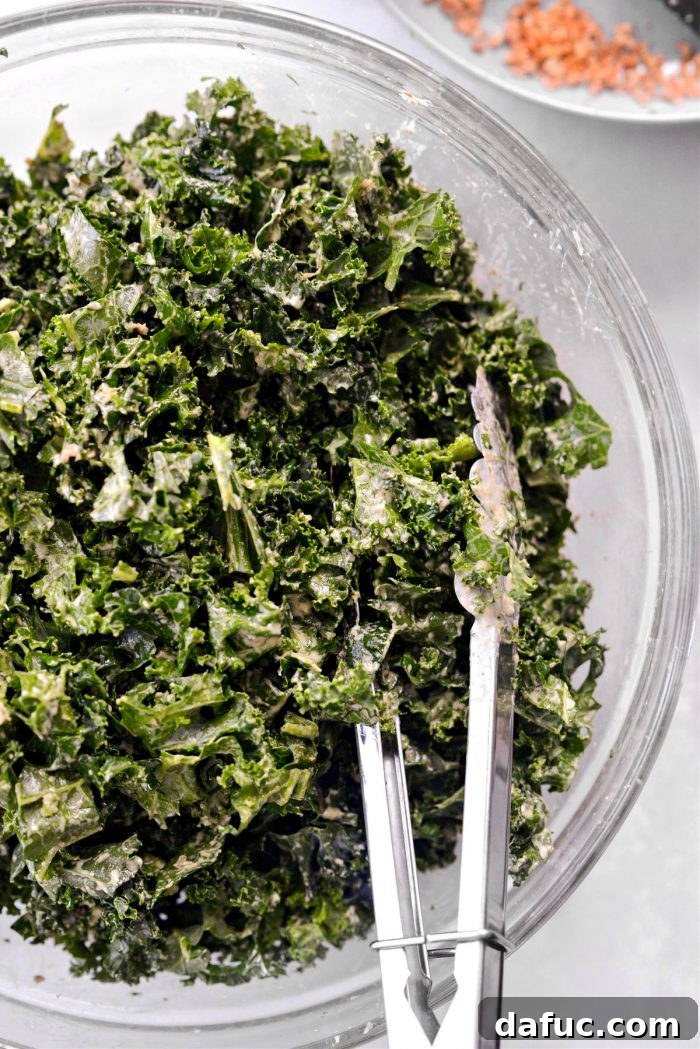 Zesty Caper Kale Delight 16 toss to combine