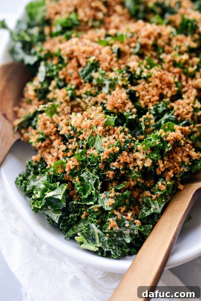 Zesty Caper Kale Delight 20 Kale Salad with Creamy Caper Dressing