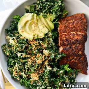 Zesty Caper Kale Delight 23 Kale Salad with Creamy Caper Dressing