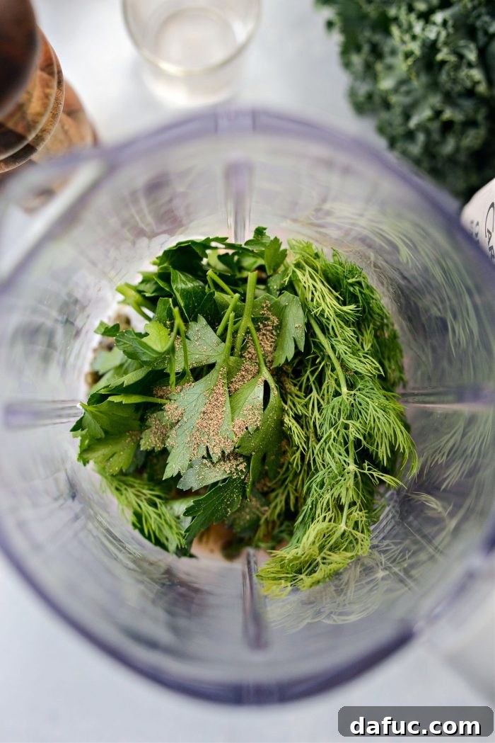 Zesty Caper Kale Delight 7 parsley, dill and black pepper
