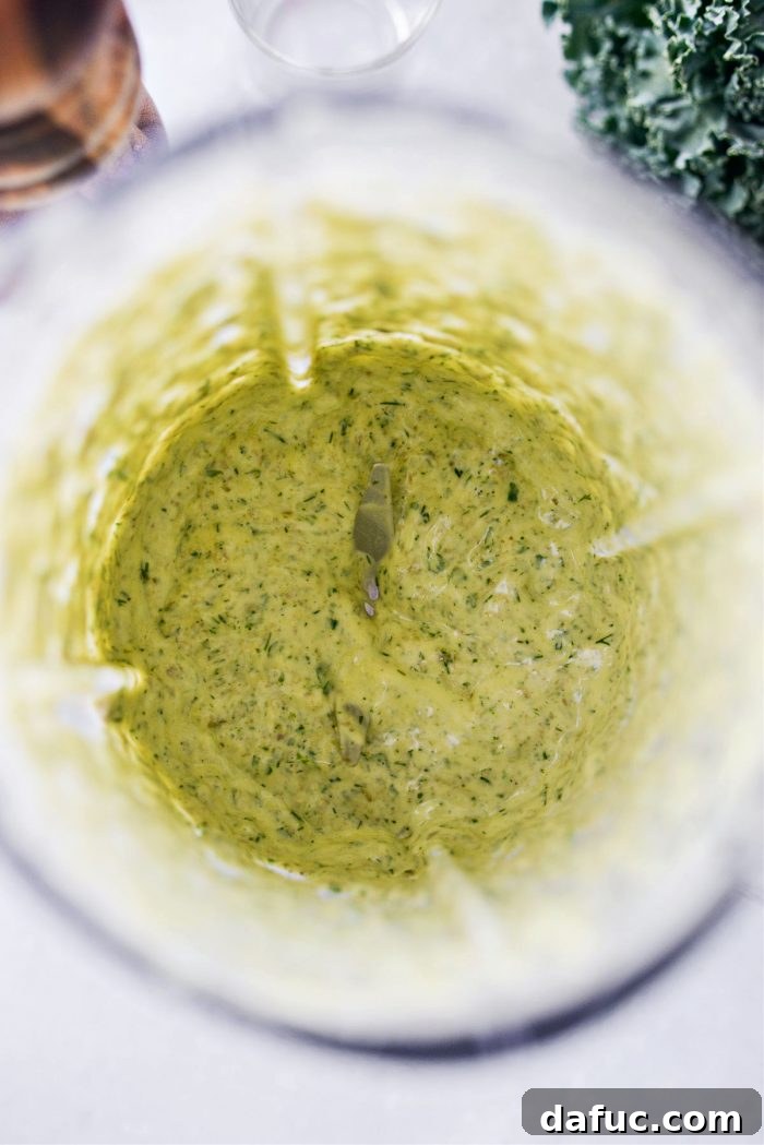 Zesty Caper Kale Delight 10 creamy dreamy caper dressing