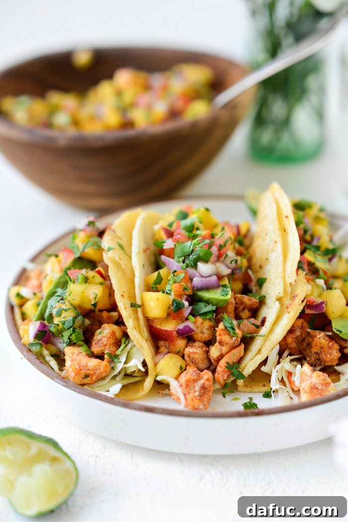 Sunshine Shrimp Tacos 12 Finished Summer Shrimp Tacos ready to eat