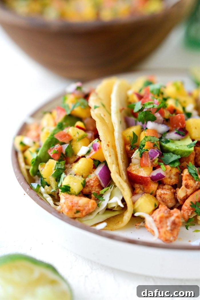 Sunshine Shrimp Tacos 13 Summer Shrimp Tacos served with lime wedges