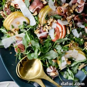 Pear and Prosciutto Arugula Salad