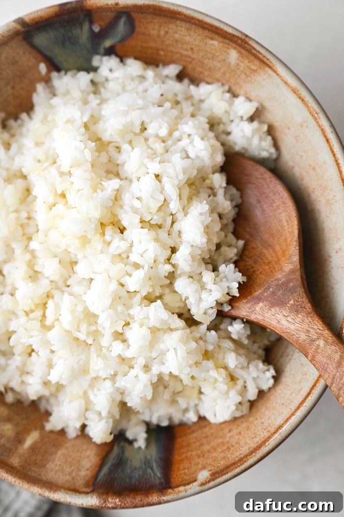 Cauliflower Sushi Rice