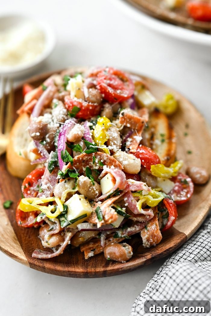 Italian Grinder Dense Bean Salad